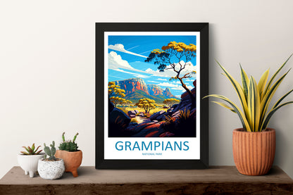 Grampians National Park Travel Print Wall Art Grampians Wall Hanging Home Décor Grampians Gift Art Lovers Wall Art Australia Travel Print