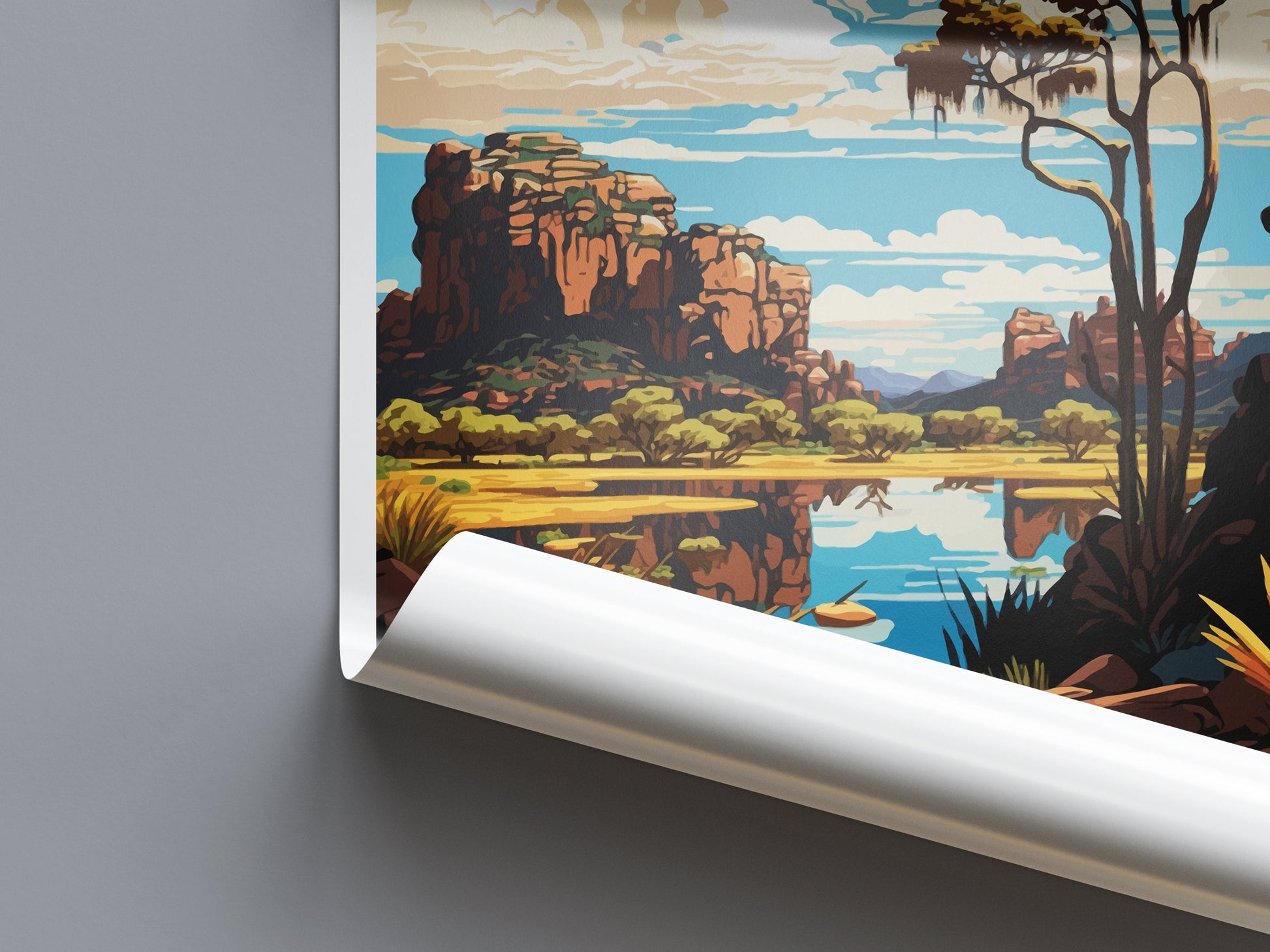 Kakadu National Park Travel Print Wall Art Kakadu Wall Hanging Home Décor Kakadu Gift Art Lovers Wall Art Australia Travel Print