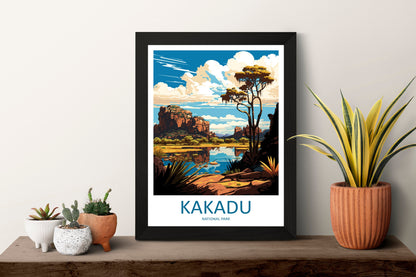 Kakadu National Park Travel Print Wall Art Kakadu Wall Hanging Home Décor Kakadu Gift Art Lovers Wall Art Australia Travel Print