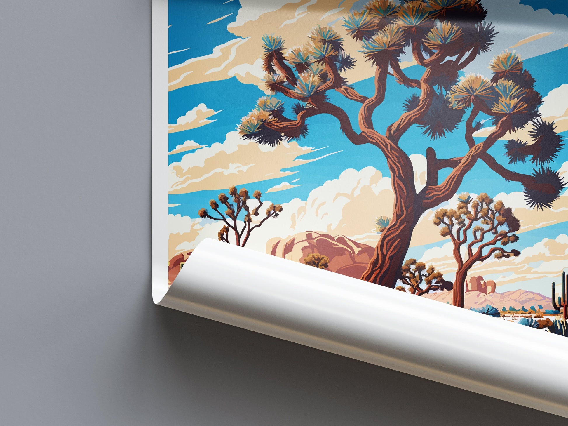 Joshua Tree National Park Travel Print Wall Art Joshua Tree Wall Hanging Home Décor Joshua Tree Gift Art Lovers California Art Lover Gift