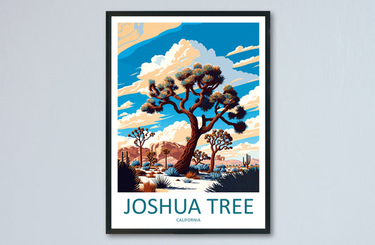 Joshua Tree National Park Travel Print Wall Art Joshua Tree Wall Hanging Home Décor Joshua Tree Gift Art Lovers California Art Lover Gift