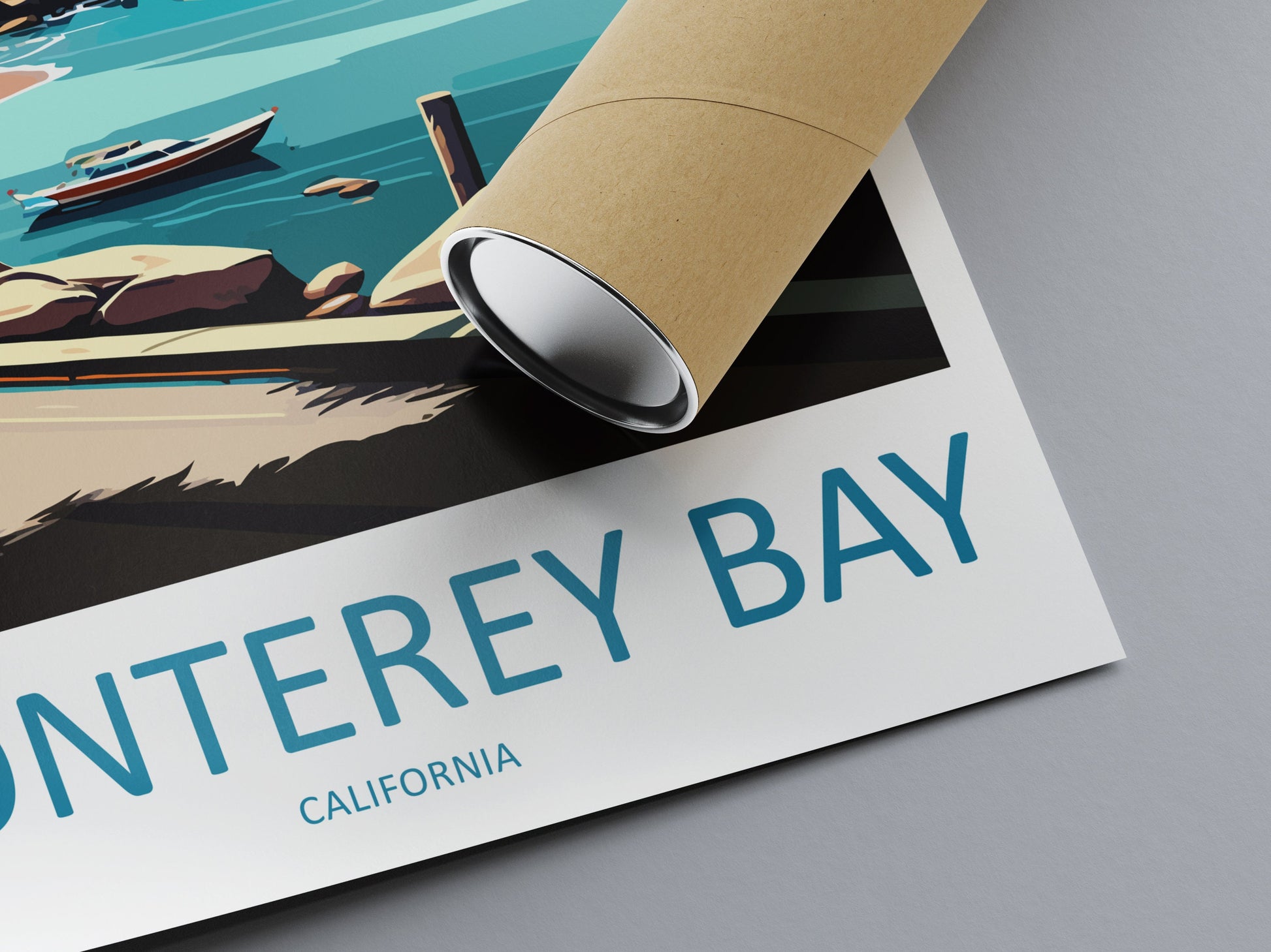 Monterey Bay Travel Print Wall Art Monterey Bay Wall Hanging Home Décor Monterey Bay Gift Art Lovers California Art Lover Gift Monterey Bay