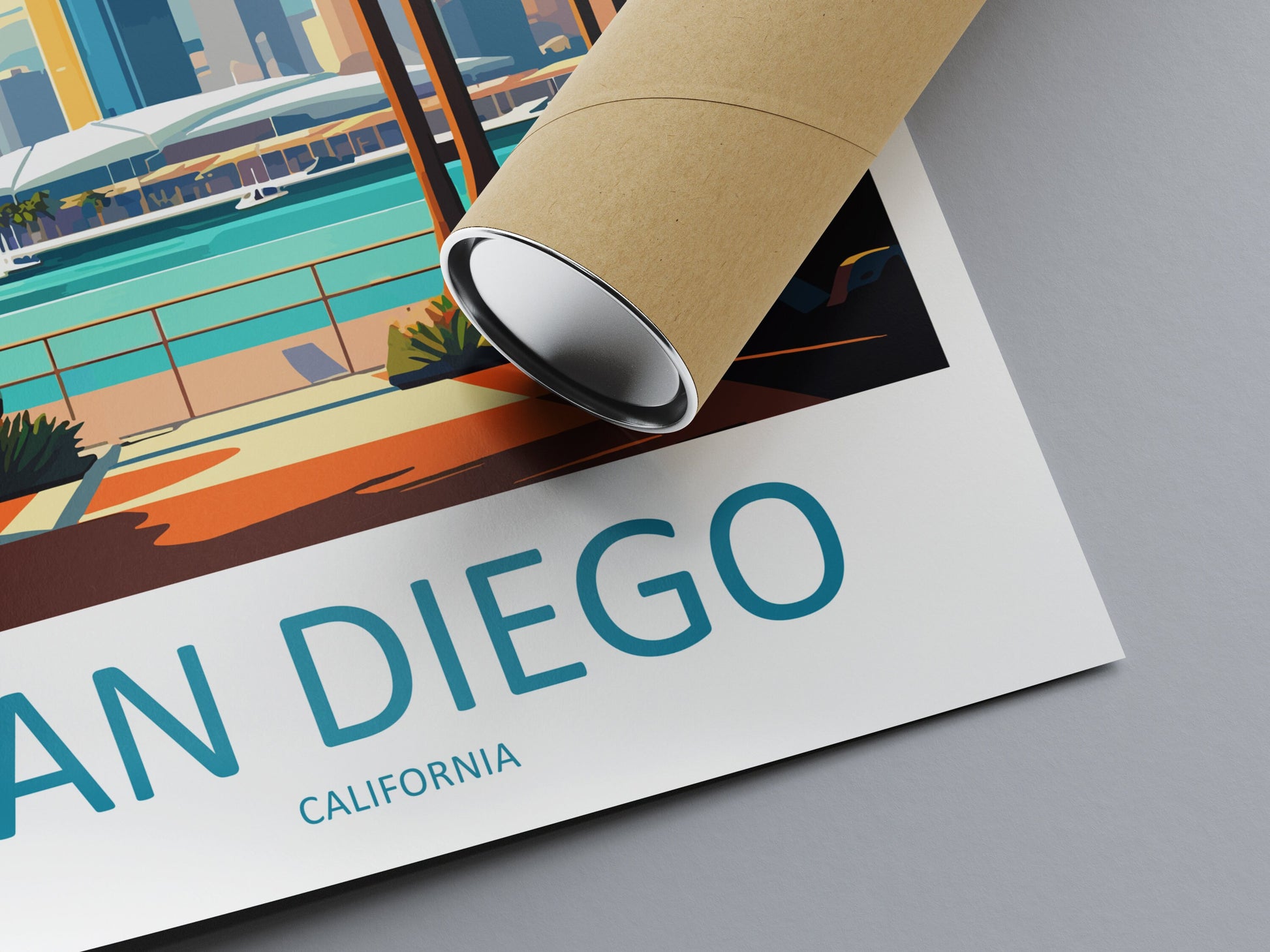 San Diego Travel Print Wall Art San Diego Wall Hanging Home Décor San Diego Gift Art Lovers California Art Lover Gift San Diego Poster