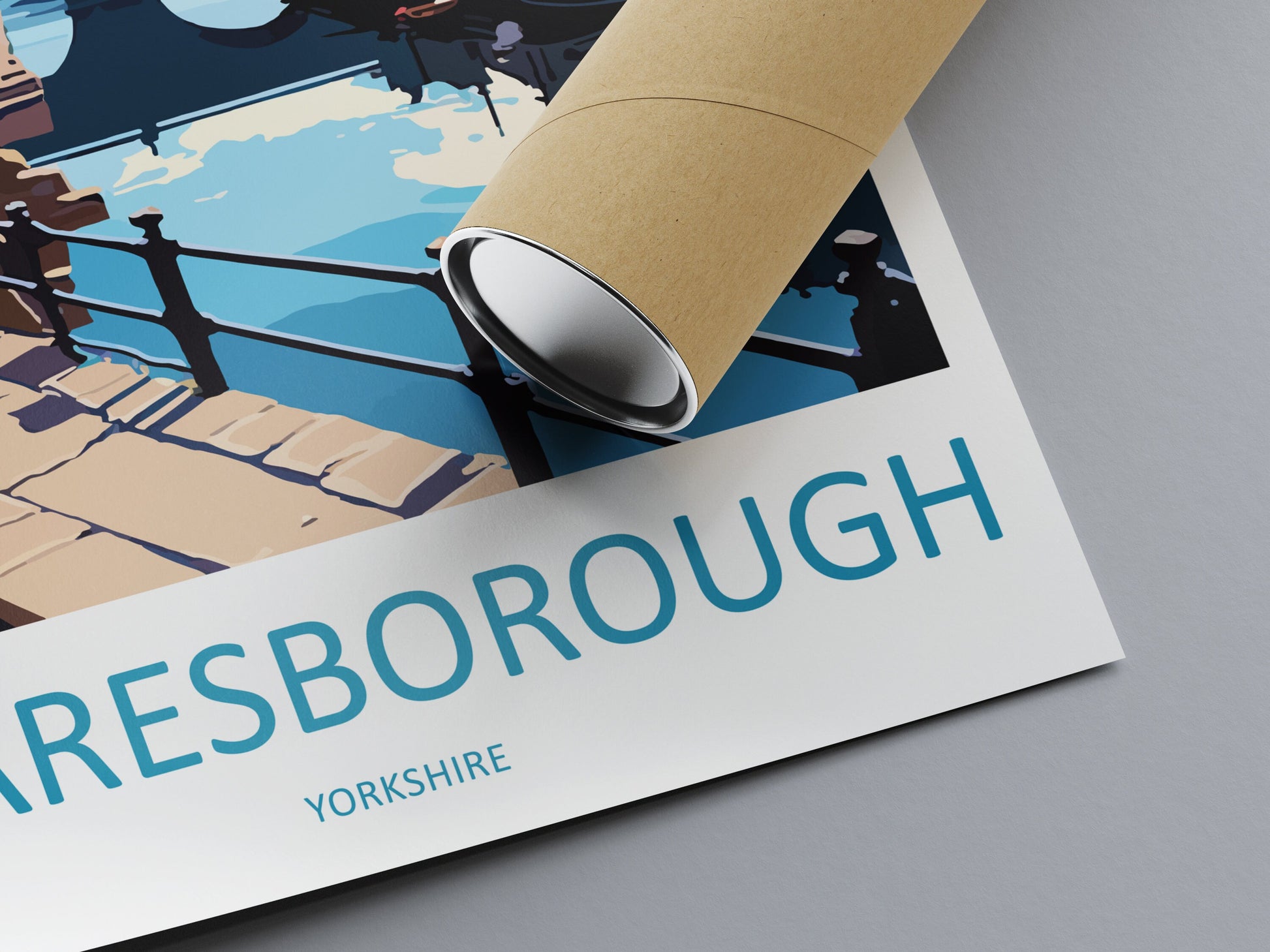 Knaresborough Travel Print Wall Art Knaresborough Wall Hanging Home Décor Knaresborough Gift Art Lovers England Art Lover Gift Print