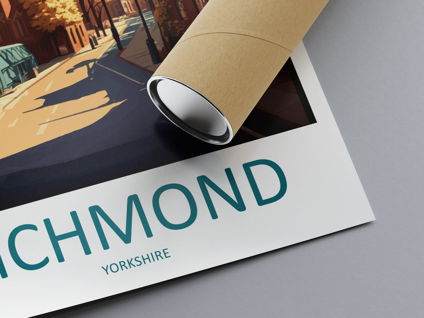 Richmond Travel Print Wall Art Richmond Wall Hanging Home Décor Richmond Gift Art Lovers England Art Lover Gift Print Artwork Yorkshire Art