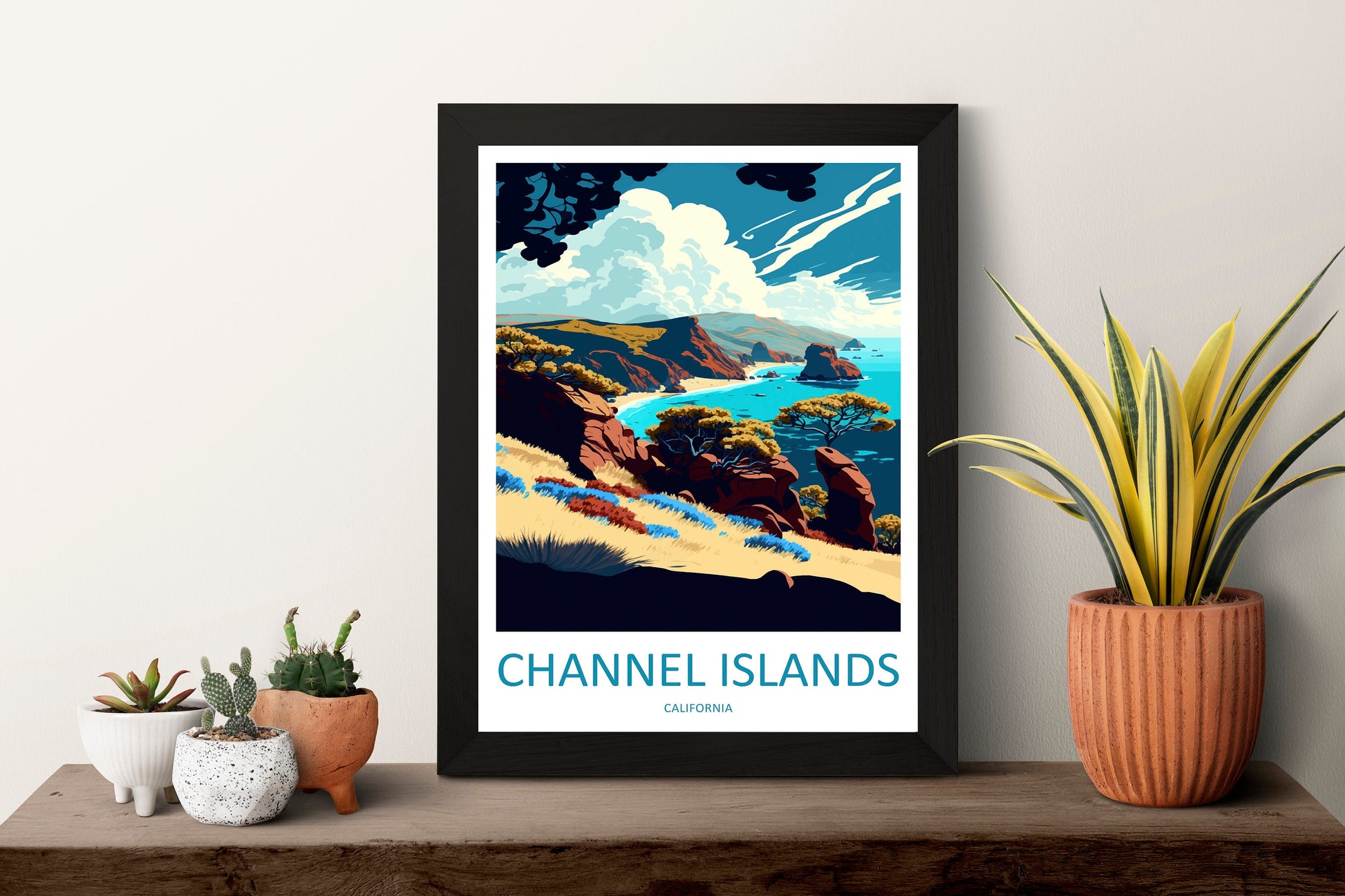 Channel Islands National Park Travel Print Wall Art Channel Islands Wall Hanging Home Décor Channel Islands Gift Art Lovers California Art