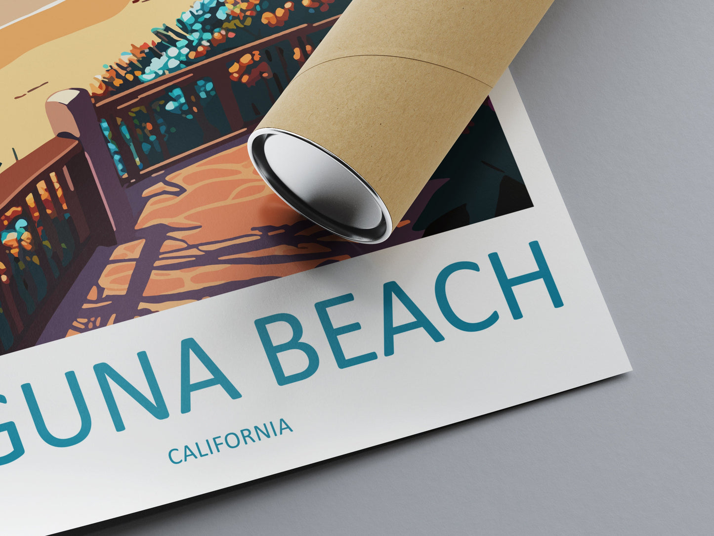 Laguna Beach Travel Print Wall Art Laguna Beach Wall Hanging Home Décor Laguna Beach Gift Art Lovers California Art Lover Gift