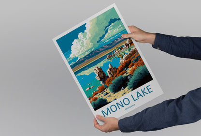 Mono Lake Travel Print Wall Art Mono Lake Wall Hanging Home Décor Mono Lake Gift Art Lovers California Art Lover Gift Mono Lake Art Print