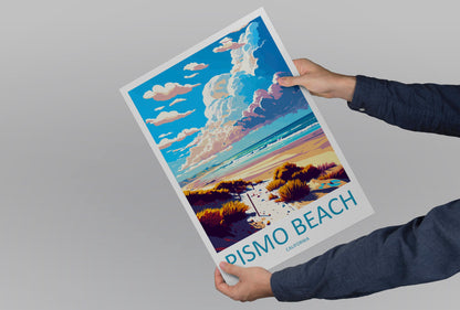 Pismo Beach Travel Print Wall Art Pismo Beach Wall Hanging Home Décor Pismo Beach Gift Art Lovers California Art Lover Gift