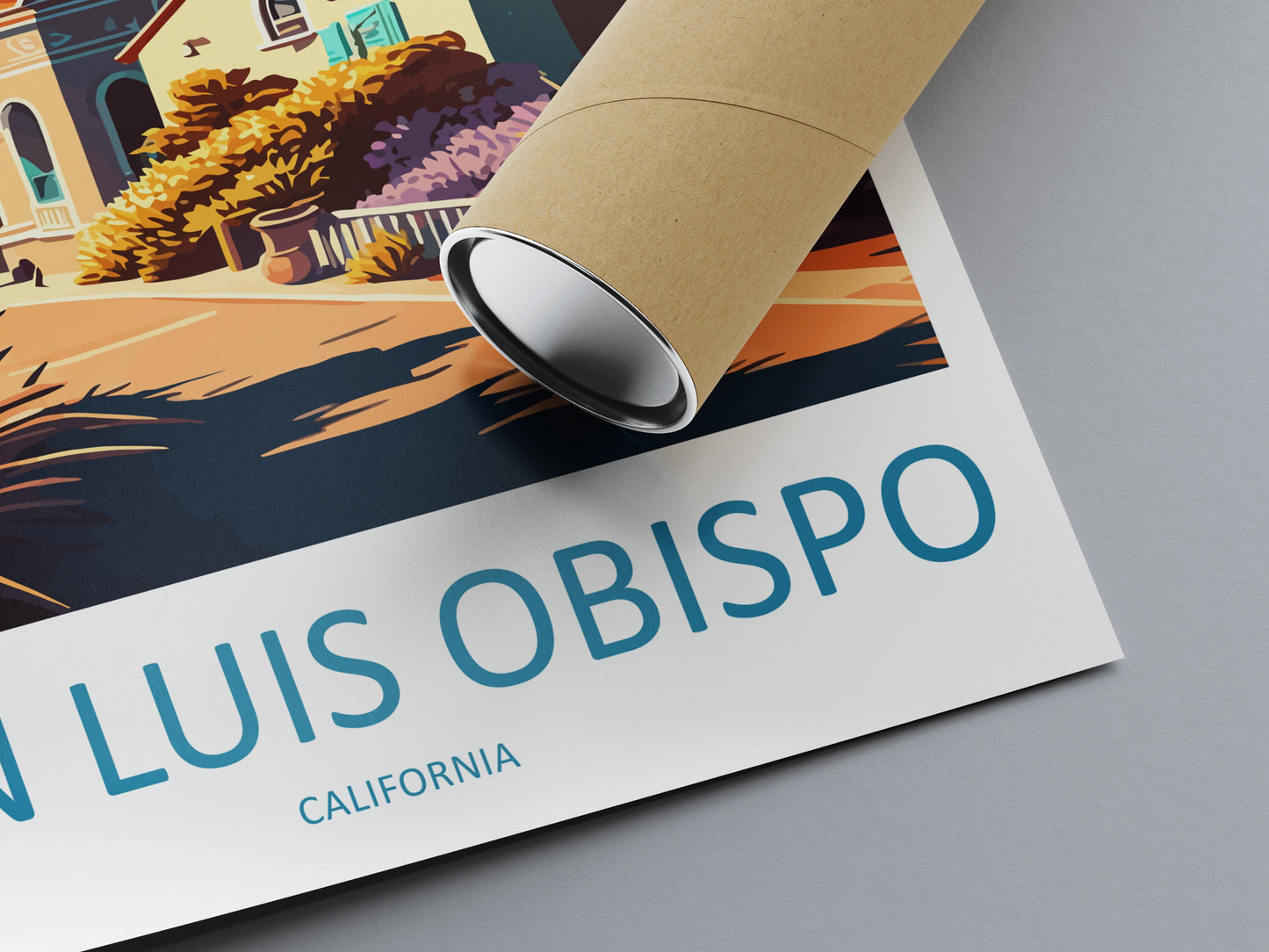 San Luis Obispo Travel Print Wall Art San Luis Obispo Wall Hanging Home Décor San Luis Obispo Gift Art Lovers California Art Lover Gift