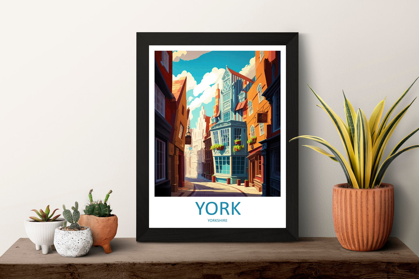 York Travel Print Wall Art York Wall Hanging Home Décor York Gift Art Lovers England Art Lover Gift Print Artwork Yorkshire Art