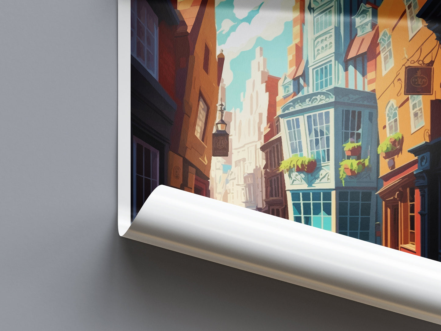 York Travel Print Wall Art York Wall Hanging Home Décor York Gift Art Lovers England Art Lover Gift Print Artwork Yorkshire Art