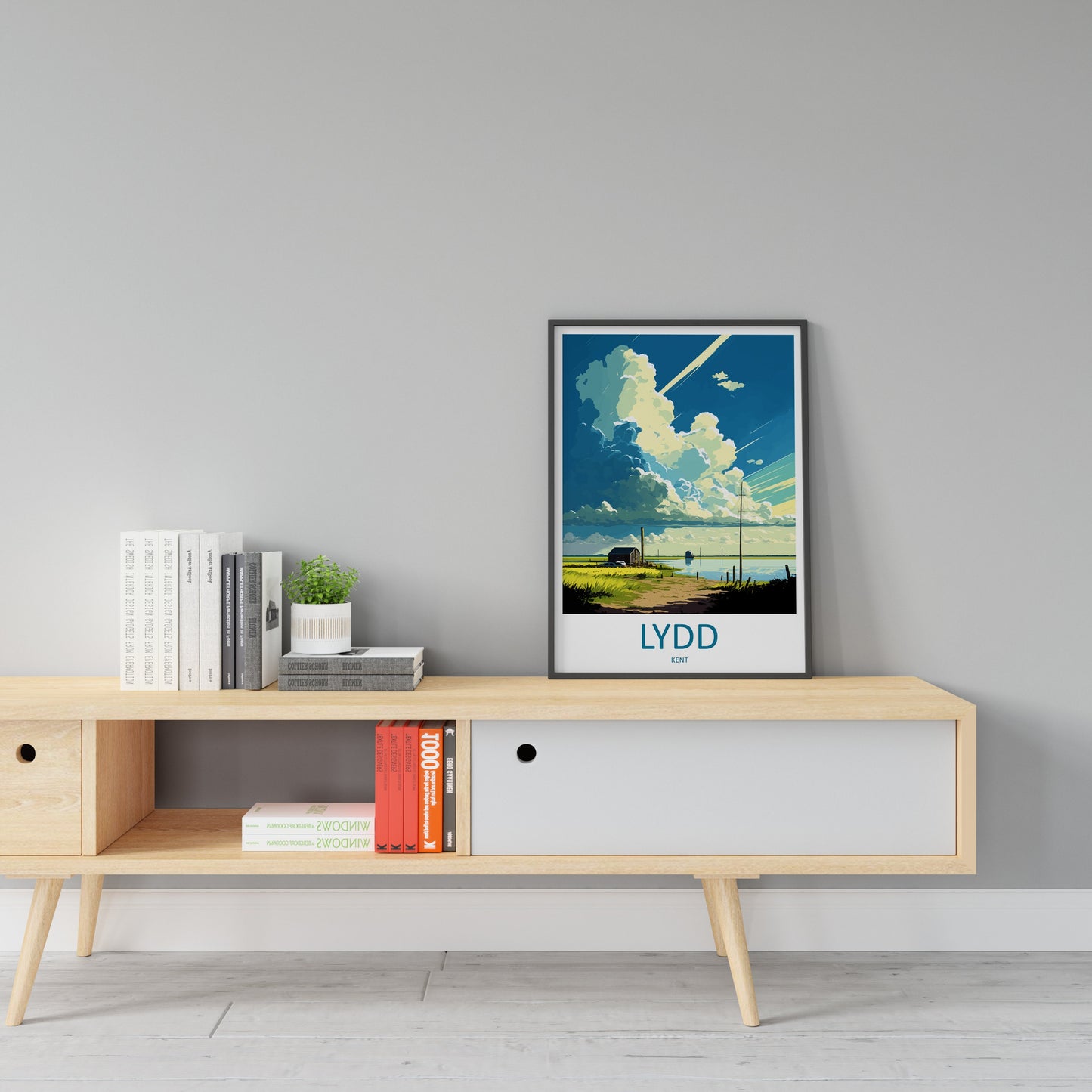 Lydd Travel Print Wall Art Lydd Wall Hanging Home Décor Lydd Gift Art Lovers England Art Lover Gift Print Artwork Kent Art