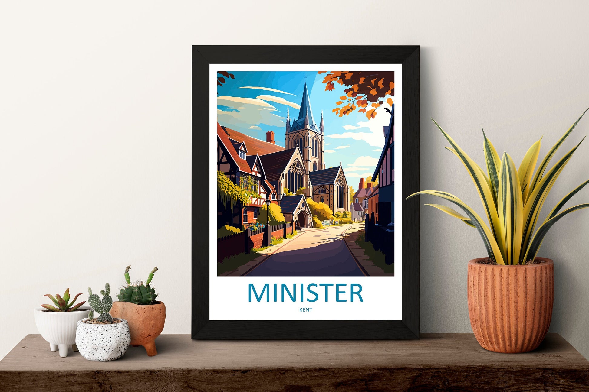 Minister Travel Print Wall Art Minister Wall Hanging Home Décor Minister Gift Art Lovers England Art Lover Gift Print Artwork Kent Art