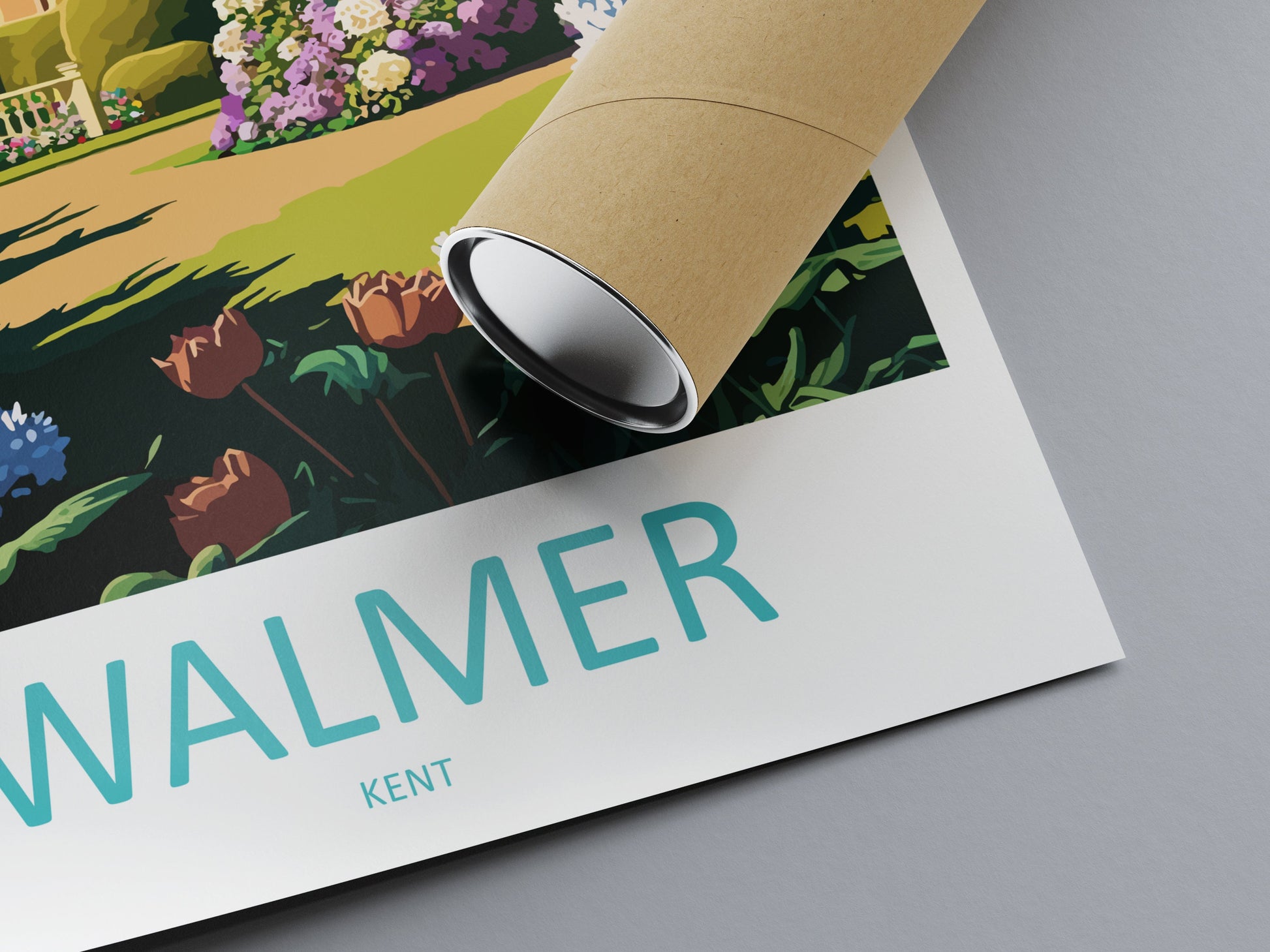 Walmer Travel Print Wall Art Walmer Wall Hanging Home Décor Walmer Gift Art Lovers England Art Lover Gift Print Artwork Kent Art