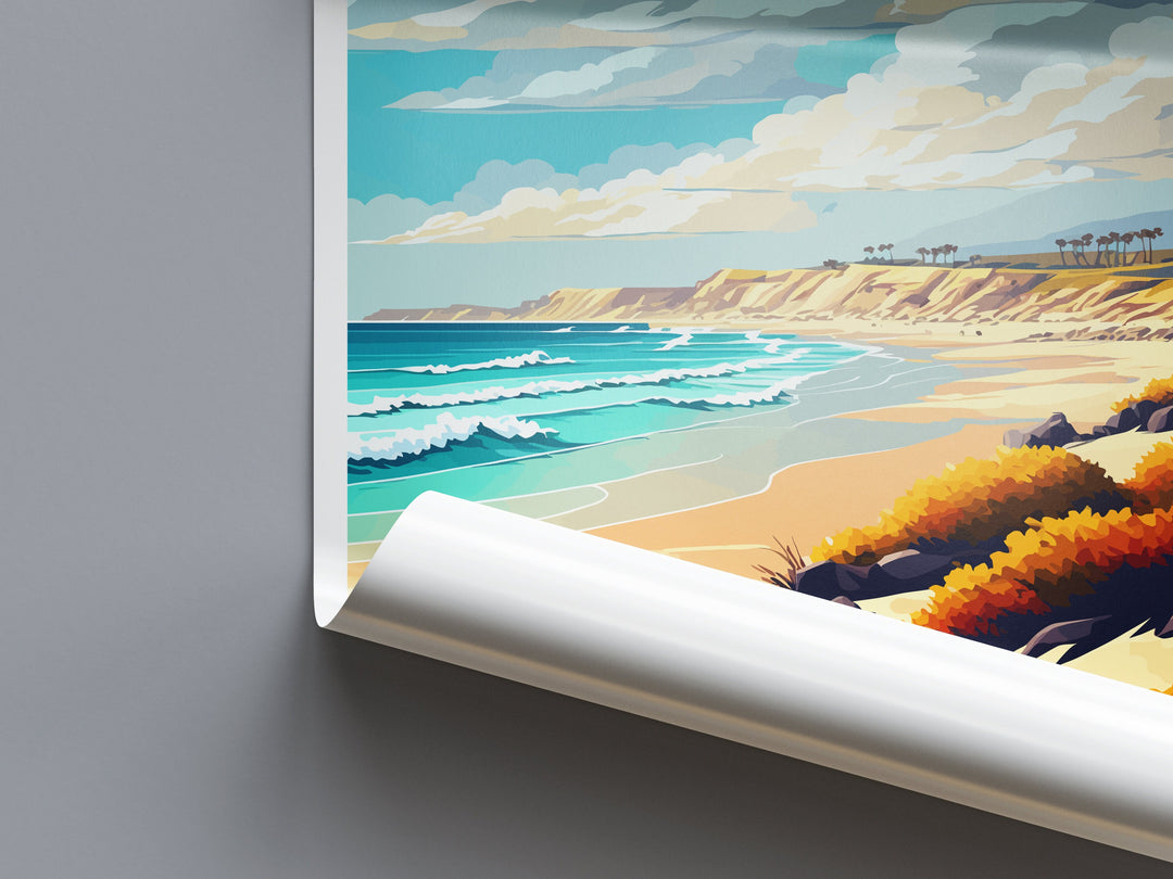 Hendrys Beach Travel Print Wall Art Hendrys Beach Wall Hanging Home Décor Hendrys Beach Gift Art Lovers California Art Lover Gift