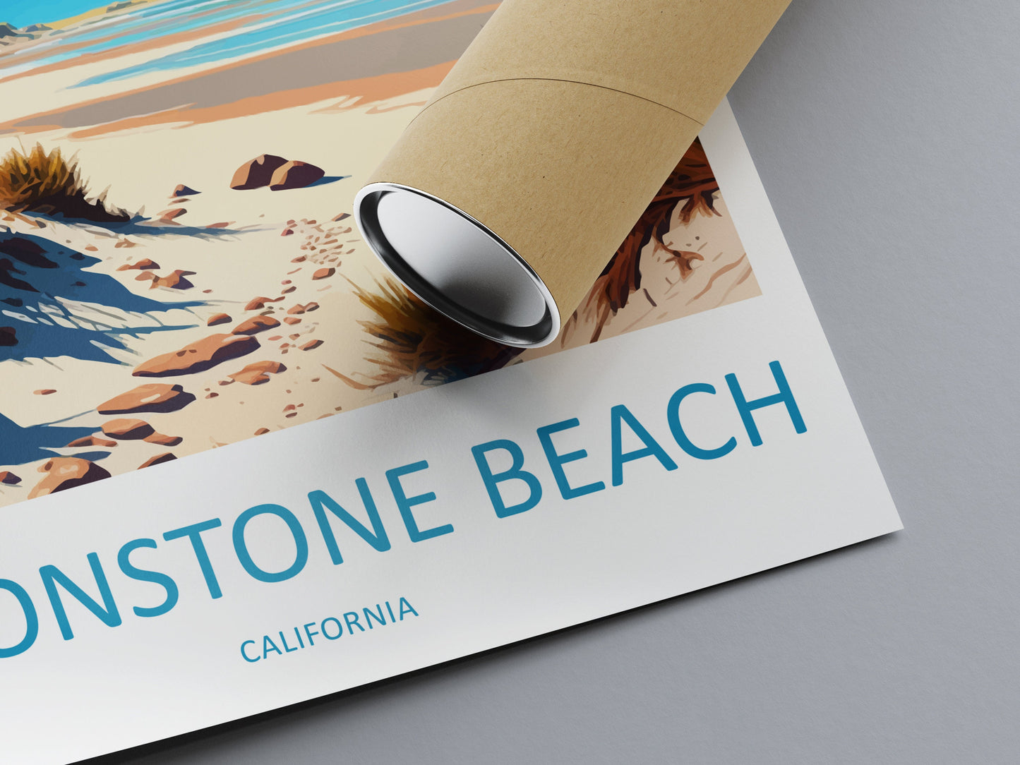 Moonstone Beach Travel Print Wall Art Moonstone Beach Wall Hanging Home Décor Moonstone Beach Gift Art Lovers California Art Lover Gift