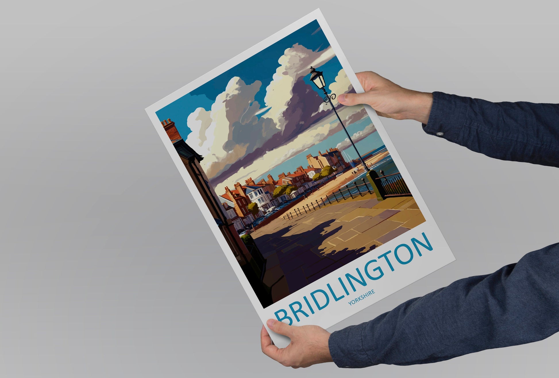 Bridlington Travel Print Wall Art Bridlington Wall Hanging Home Décor Bridlington Gift Art Lovers England Art Lover Gift Print Artwork