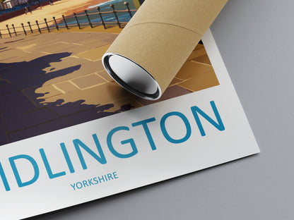 Bridlington Travel Print Wall Art Bridlington Wall Hanging Home Décor Bridlington Gift Art Lovers England Art Lover Gift Print Artwork