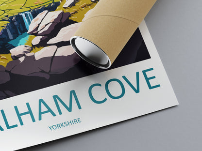 Malham Cove Travel Print Wall Art Malham Cove Wall Hanging Home Décor Malham Cove Gift Art Lovers England Art Lover Gift Print Artwork