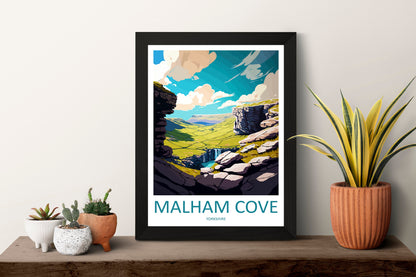 Malham Cove Travel Print Wall Art Malham Cove Wall Hanging Home Décor Malham Cove Gift Art Lovers England Art Lover Gift Print Artwork