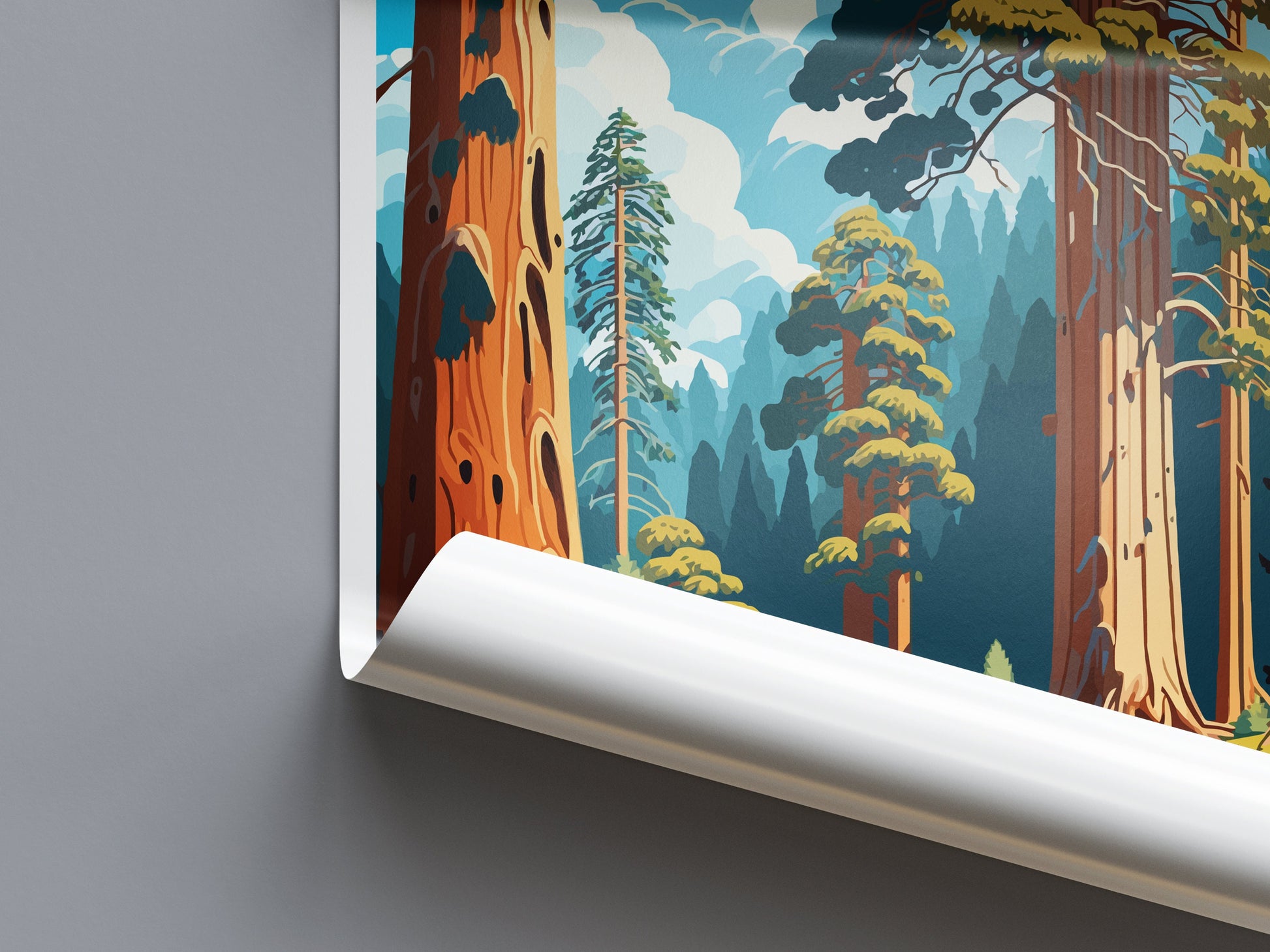 Big Basin Redwoods State Park Travel Print Wall Art Big Basin Redwoods Wall Hanging Home Décor Big Basin Redwoods Gift Art Lovers California