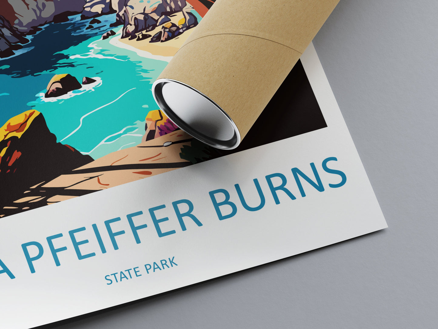 Julia Pfeiffer Burns State Park Travel Print Wall Art Julia Pfeiffer Burns Wall Hanging Home Décor Julia Pfeiffer Burns Gift Art California