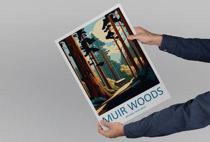 Muir Woods National Monument Travel Print Wall Art Muir Woods Wall Hanging Home Décor Muir Woods Gift Art Lovers California Art Lover Gift