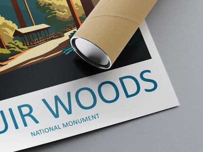 Muir Woods National Monument Travel Print Wall Art Muir Woods Wall Hanging Home Décor Muir Woods Gift Art Lovers California Art Lover Gift