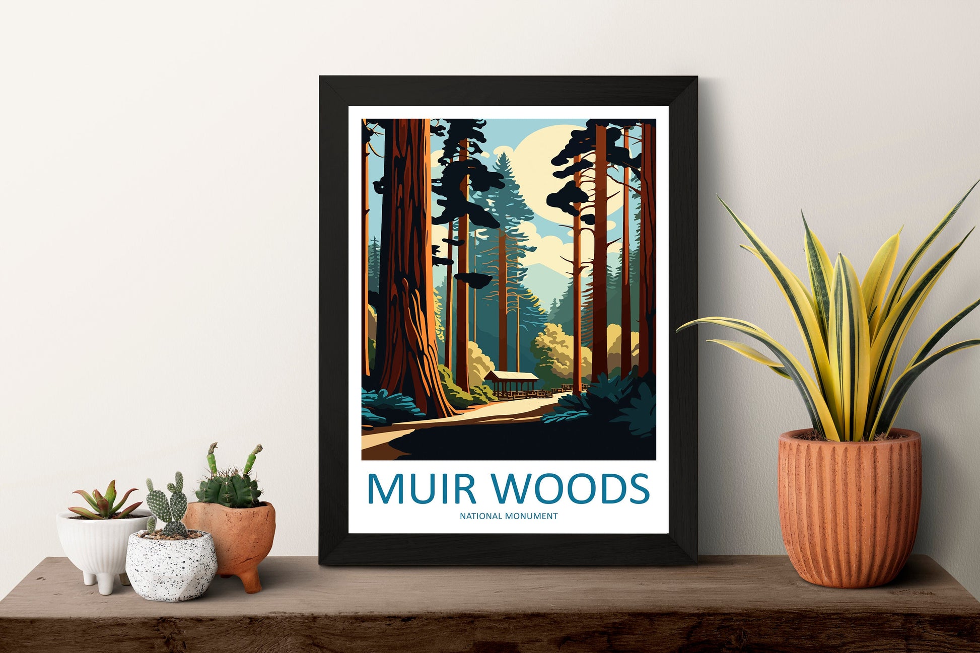 Muir Woods National Monument Travel Print Wall Art Muir Woods Wall Hanging Home Décor Muir Woods Gift Art Lovers California Art Lover Gift