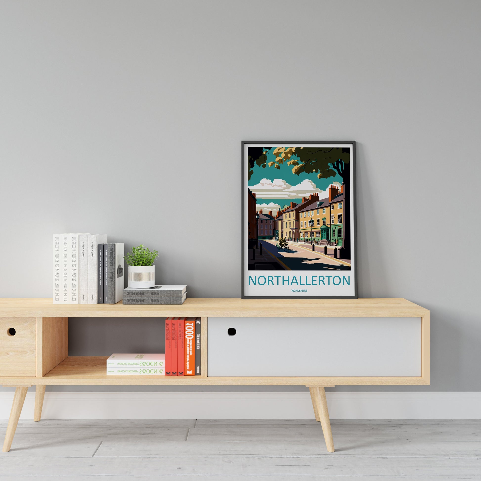 Northallerton Travel Print Wall Art Northallerton Wall Hanging Home Décor Malham Cove Gift Art Lovers England Art Lover Gift Print Artwork