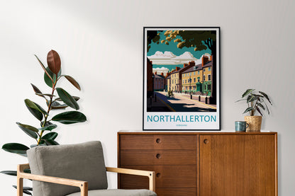 Northallerton Travel Print Wall Art Northallerton Wall Hanging Home Décor Malham Cove Gift Art Lovers England Art Lover Gift Print Artwork
