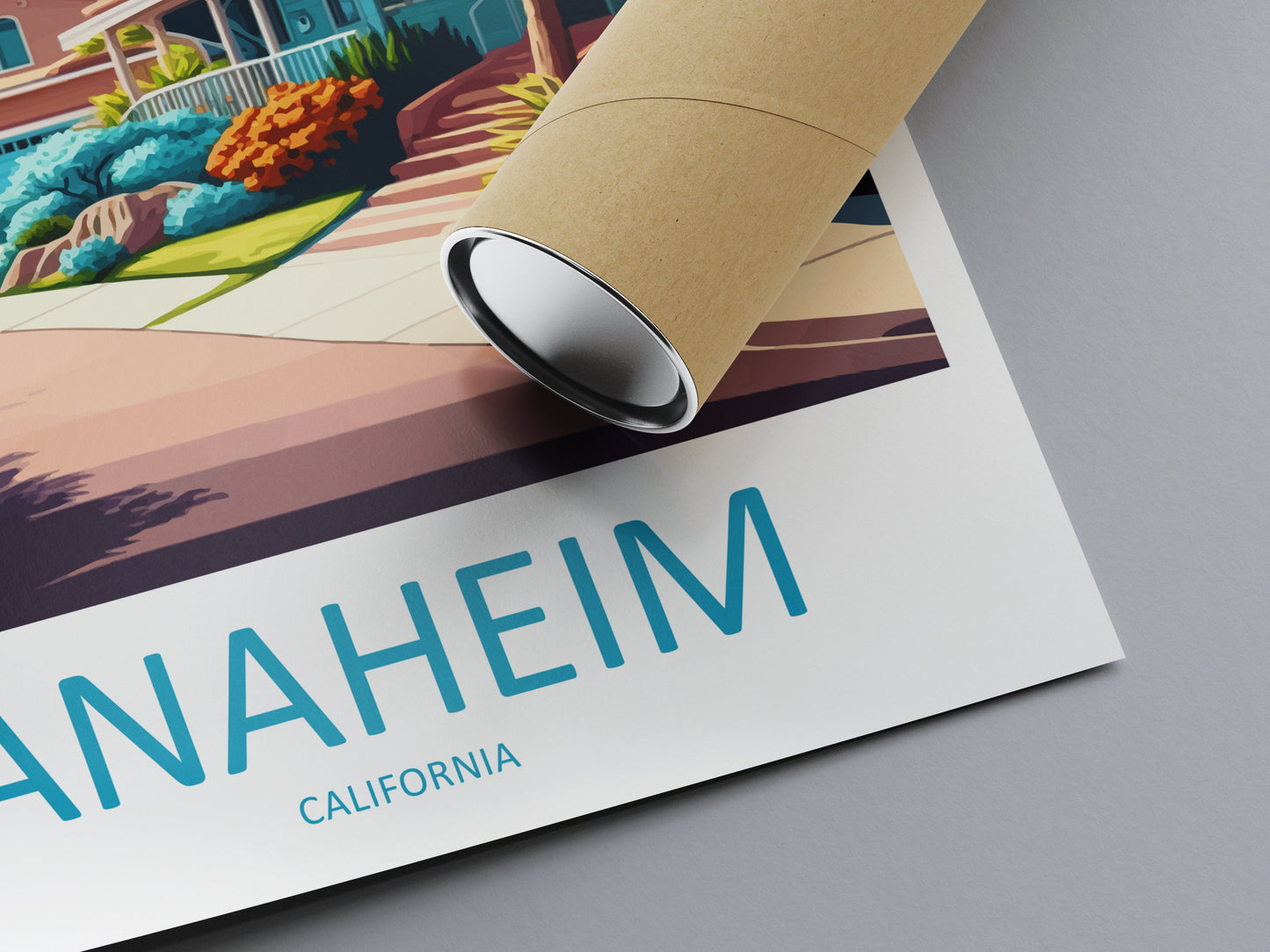 Anaheim Travel Print Wall Art Anaheim Wall Hanging Home Décor Anaheim Gift Art Lovers California Art Lover Gift California Travel gift