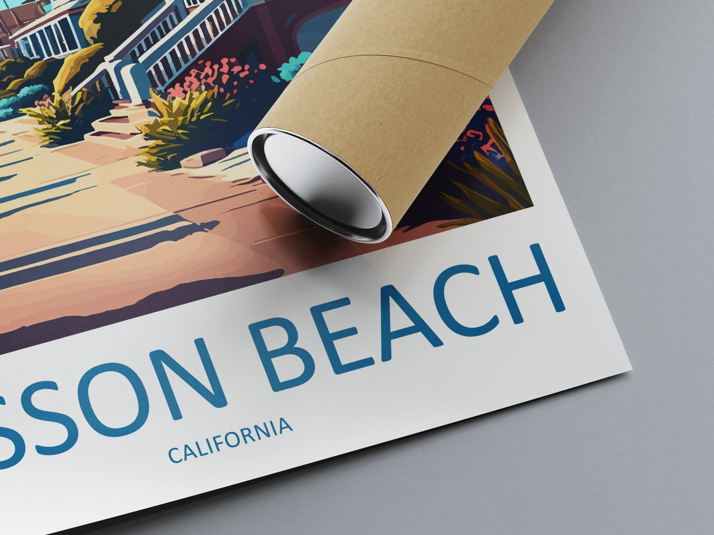 Mission Beach Travel Print Wall Art Mission Beach Wall Hanging Home Décor Mission Beach Gift Art Lovers California Art Poster Mission Beach