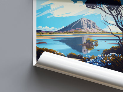 Morro Bay State Beach Travel Print Wall Art Morro Bay Wall Hanging Home Décor Morro Bay Gift Art Lovers California Art Poster Morro Bay