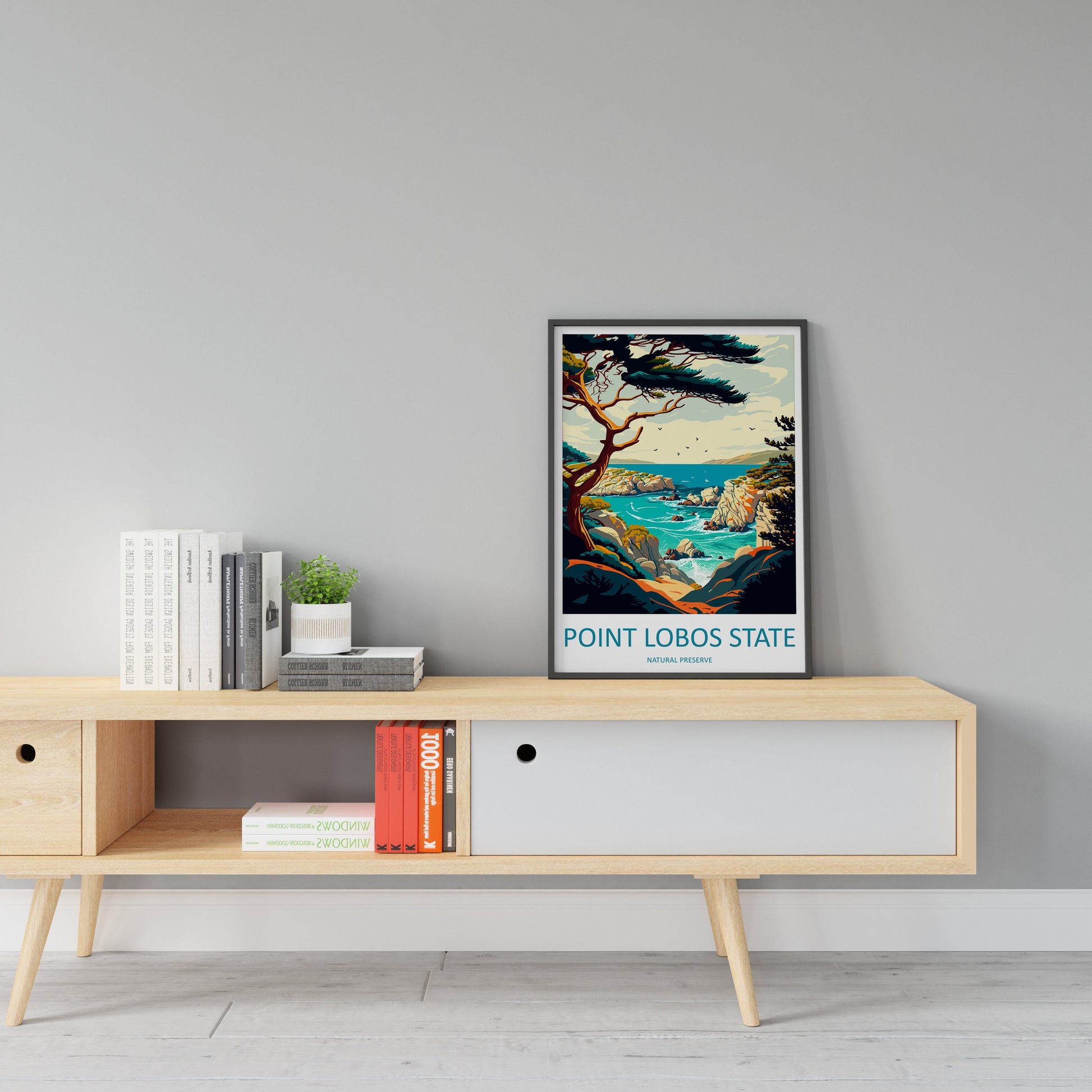 Point Lobos State Natural Reserve Travel Print Wall Art Point Lobos Wall Hanging Home Décor Point Lobos Gift Art Lovers California Art Print