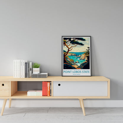 Point Lobos State Natural Reserve Travel Print Wall Art Point Lobos Wall Hanging Home Décor Point Lobos Gift Art Lovers California Art Print