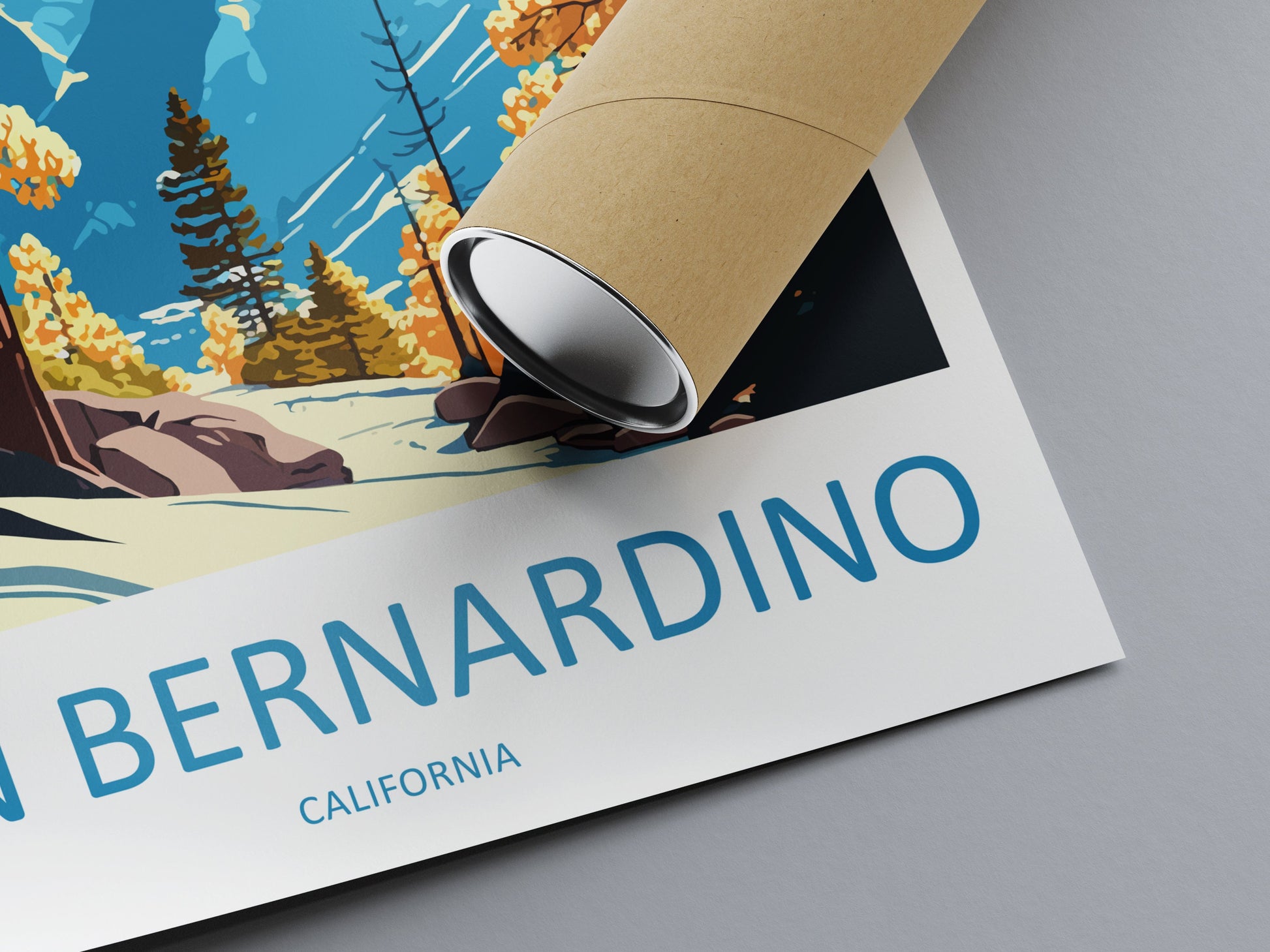 San Bernardino Travel Print Wall Art San Bernardino Wall Hanging Home Décor San Bernardino Gift Art Lovers California Art Poster