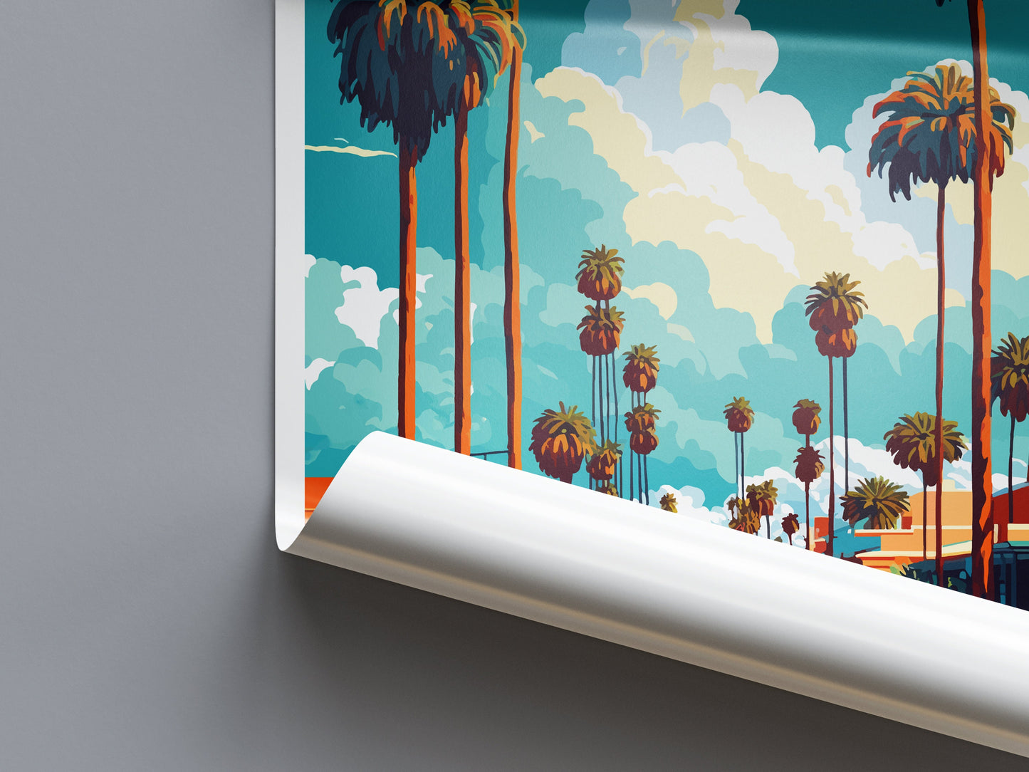Santa Ana Travel Print Wall Art Santa Ana Wall Hanging Home Décor Santa Ana Gift Art Lovers California Art Poster Santa Ana Wall Poster