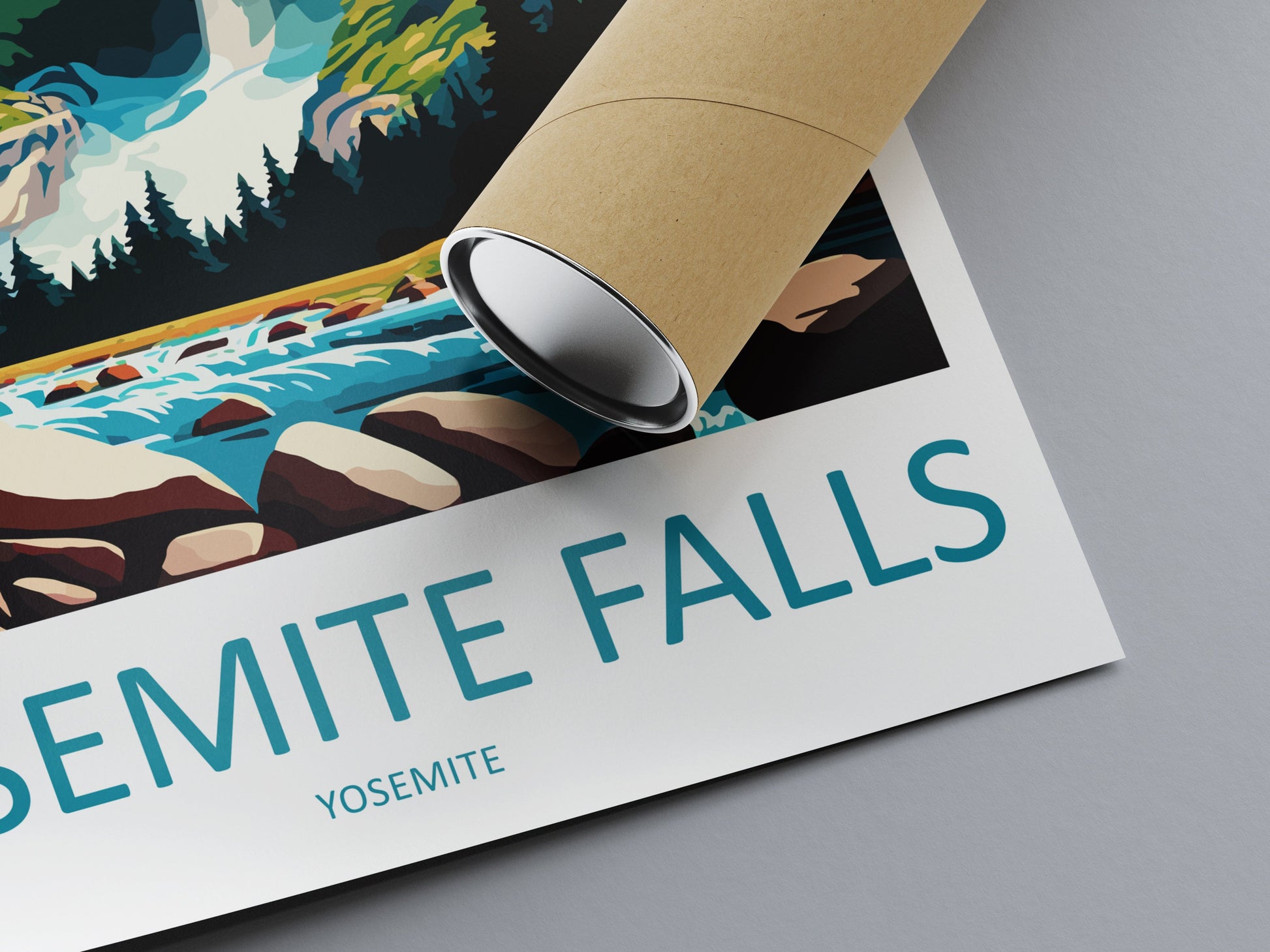 Yosemite Falls Travel Print Wall Art Yosemite Falls Wall Hanging Home Décor Yosemite Falls Gift Art Lovers California Art Poster Yosemite
