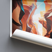 Antelope Canyon Travel Print Wall Art Antelope Canyon Wall Hanging Home Décor Antelope Canyon Gift Art Lovers Arizona Art Lover Gift