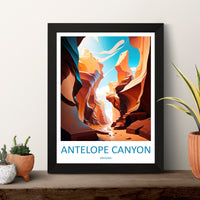 Antelope Canyon Travel Print Wall Art Antelope Canyon Wall Hanging Home Décor Antelope Canyon Gift Art Lovers Arizona Art Lover Gift