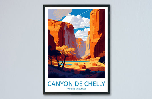 Canyon De Chelly National Monument Travel Print Wall Art Canyon De Chelly Wall Hanging Home Décor Canyon De Chelly Gift Art Lovers Arizona