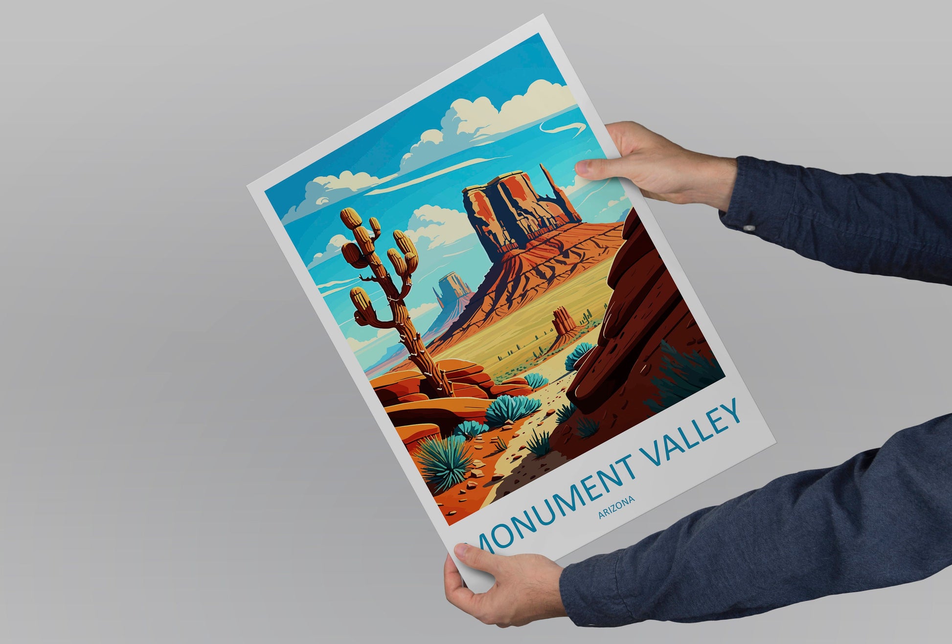 Monument Valley Travel Print Wall Art Monument Valley Wall Hanging Home Décor Monument Valley Gift Art Lovers Arizona Art Lover Gift Arizona