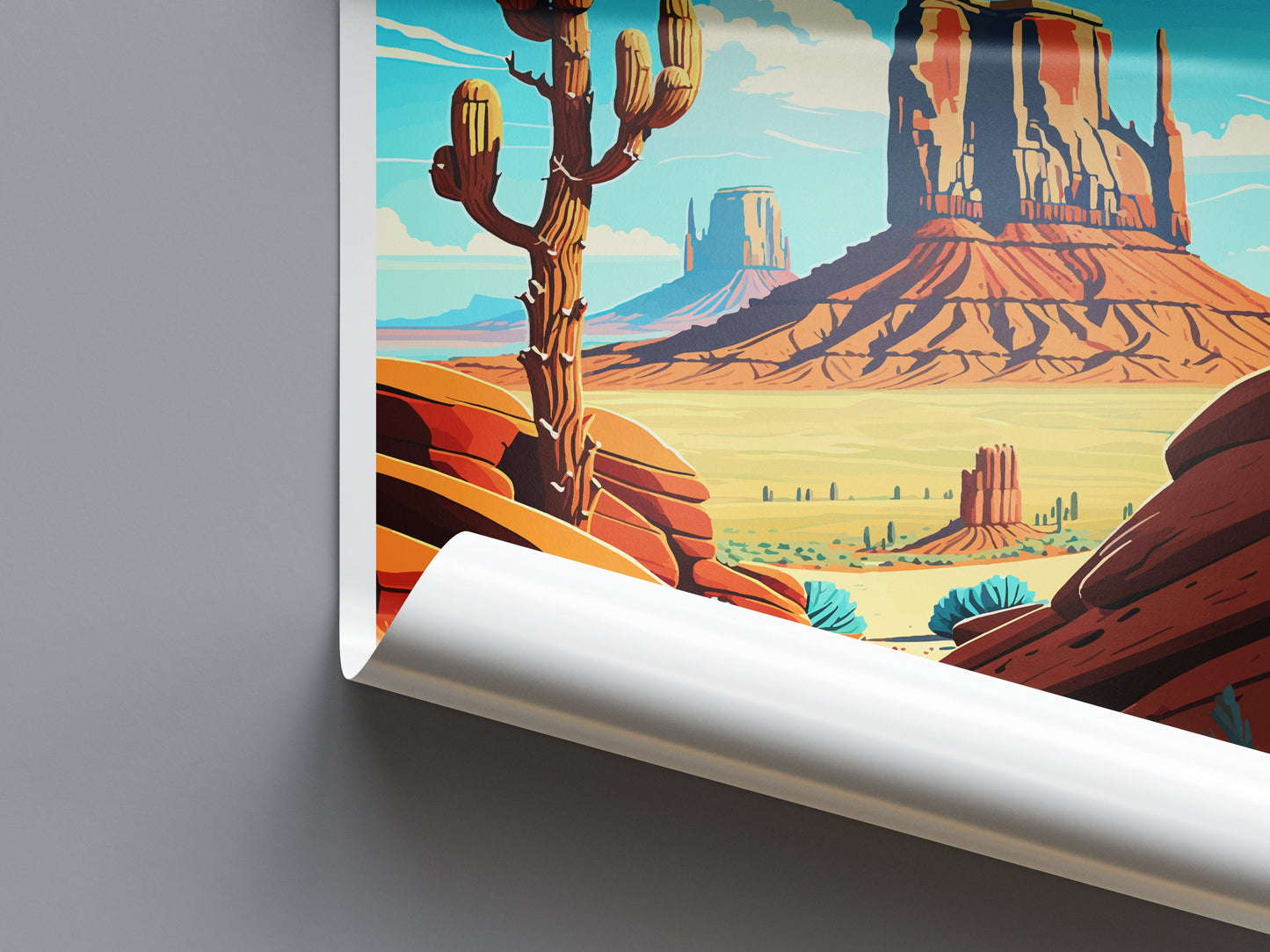 Monument Valley Travel Print Wall Art Monument Valley Wall Hanging Home Décor Monument Valley Gift Art Lovers Arizona Art Lover Gift Arizona