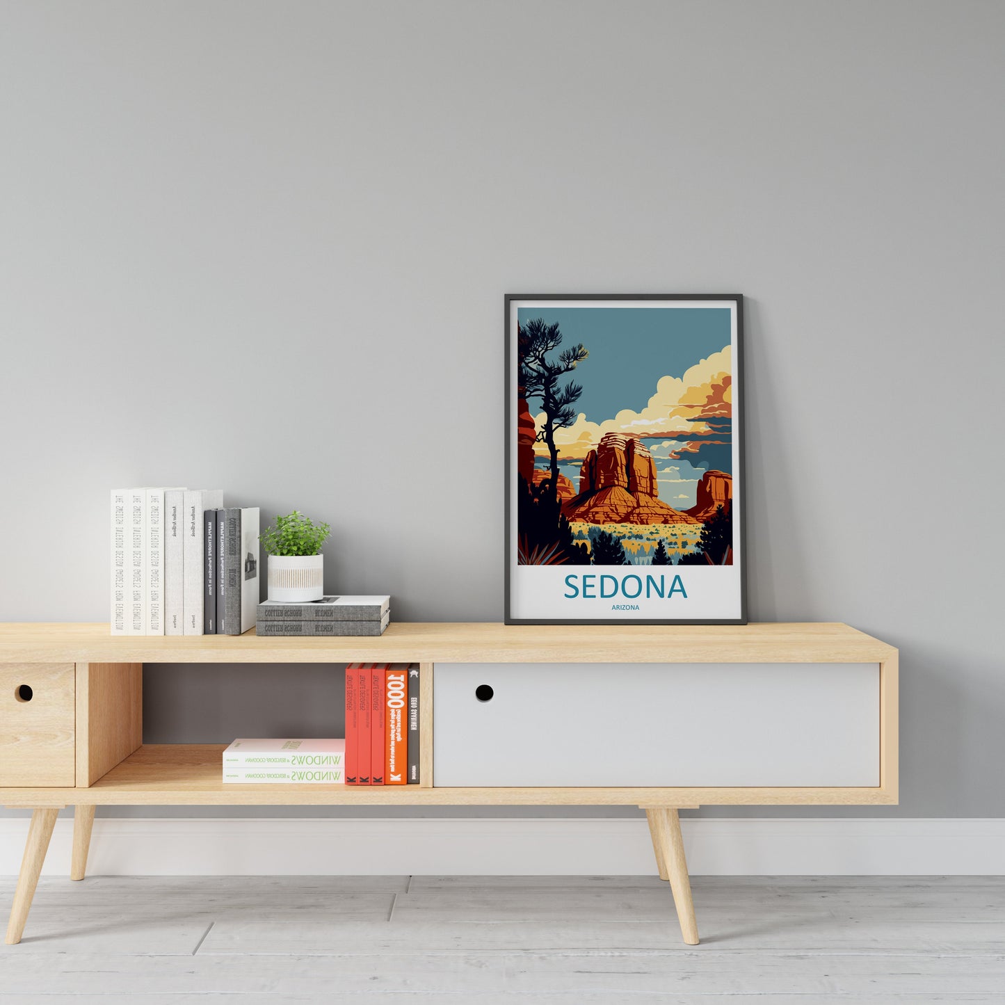 Sedona Travel Print Wall Art Sedona Wall Hanging Home Décor Sedona Gift Art Lovers Arizona Art Lover Gift Arizona Print Decor