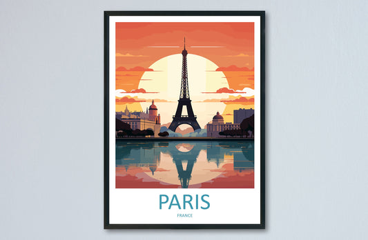 Paris Travel Print Wall Art Paris Wall Hanging Home Décor Paris Gift Art Lovers France Art Lover Gift Paris Print France Wall Art Décor