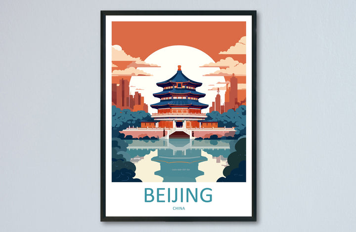 Beijing Travel Print Wall Art Beijing Wall Hanging Home Décor Gift Beijing Art Lovers China Beijing Art Gift Lover Print