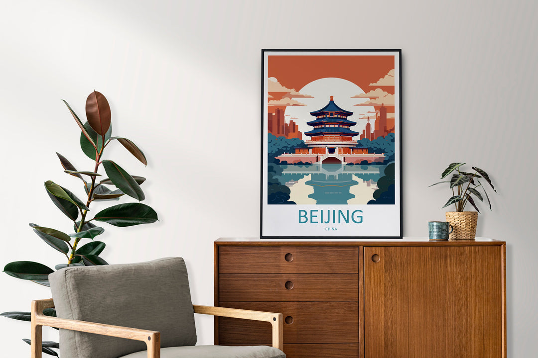 Beijing Travel Print Wall Art Beijing Wall Hanging Home Décor Gift Beijing Art Lovers China Beijing Art Gift Lover Print