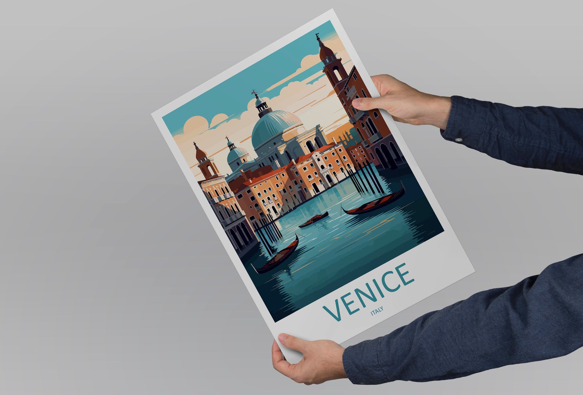 Venice Travel Print Wall Art Venice Italy Wall Hanging Home Decoration Venice Gift Art Lovers Wall Art Print Venice Italy St. Mark's Square